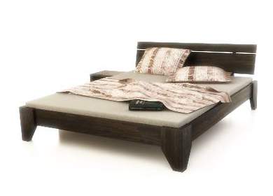 Sypialnia bukowa HANOY: łóżko z pojemnikiem na pościel typu MAXI