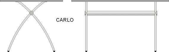 Stół Carlo owal 120x68 cm