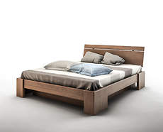 Bandal łóżko z pojemnikiem Mbox mini, z drewna bukowego, rozmiar 140x200