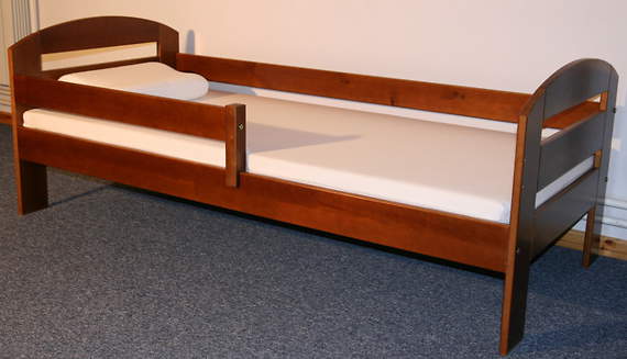 Karmen Plus łóżko sosnowe dla dzieci 80x180, z materacem kokosowym