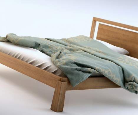 Rose łóżko drewniane bukowe 160x200
