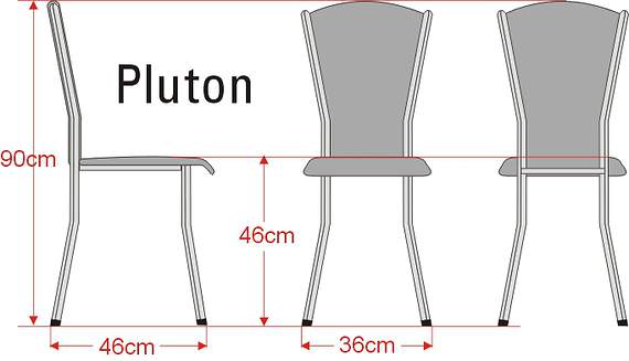 Krzesło Pluton tapicerowane