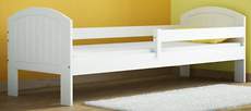 Mikel białe - łóżko sosnowe dla dzieci 80x160 z materacem piankowym