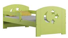 Merdok zielony - łóżko sosnowe dla dzieci 80x160 z materacem piankowym