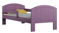 Mikel fioletowy - łóżko sosnowe dla dzieci 80x180 z materacem piankowym