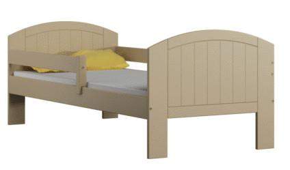 Mikel wanilia - łóżko sosnowe dla dzieci 80x160